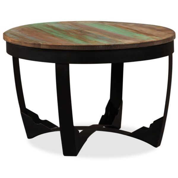 vidaXL Coffee Table Solid Reclaimed Wood 60x40 cm - Image 4