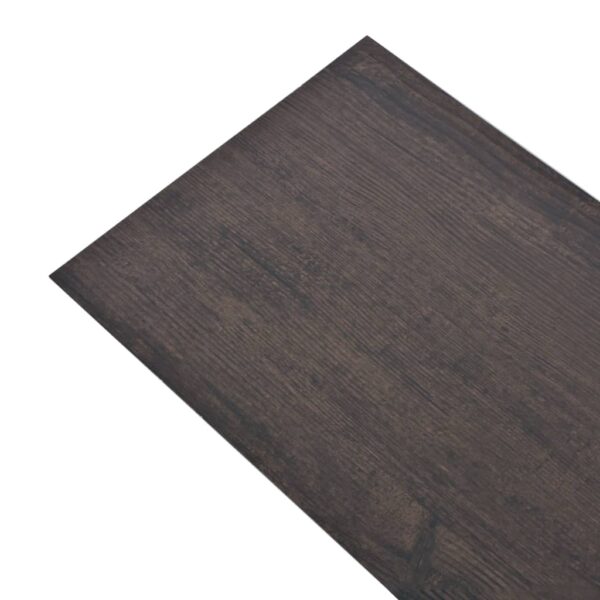 vidaXL Non Self-adhesive PVC Flooring Planks 5.26 m² 2 mm Oak Dark Grey - Image 2