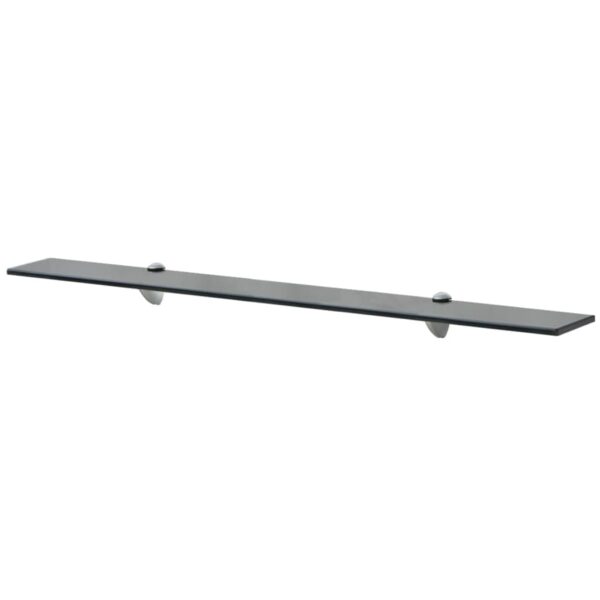 vidaXL Floating Shelves 2 pcs Glass 90x20 cm 8 mm - Image 2
