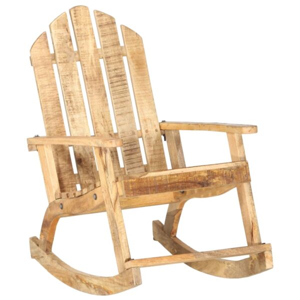 vidaXL Garden Rocking Chair Solid Mango Wood - Image 9