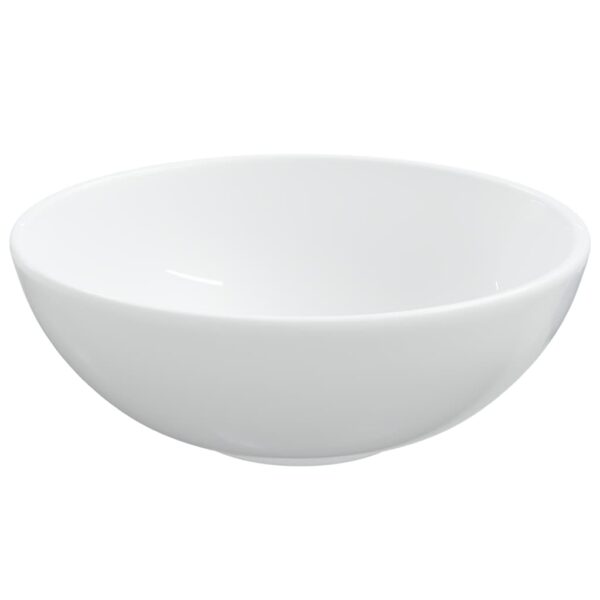 vidaXL Wash Basin White 28x28x10 cm Ceramic - Image 5