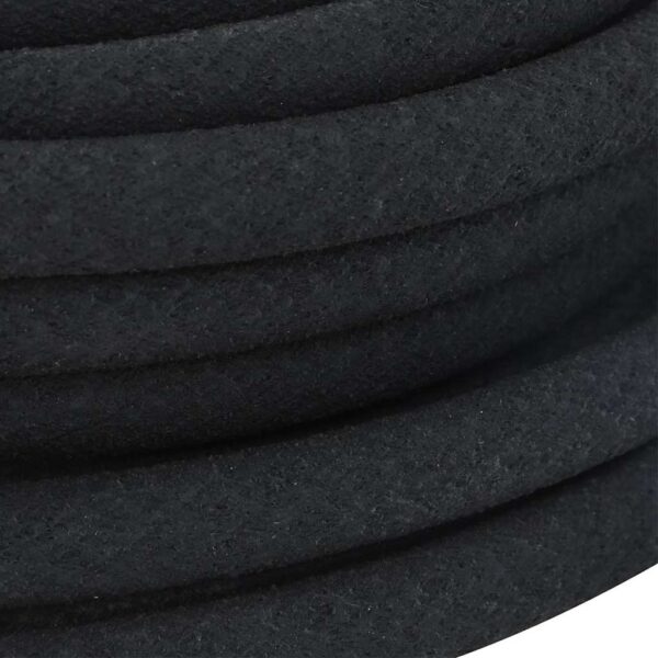 vidaXL Garden Soaker Hose Black 0.6" 25 m Rubber - Image 8