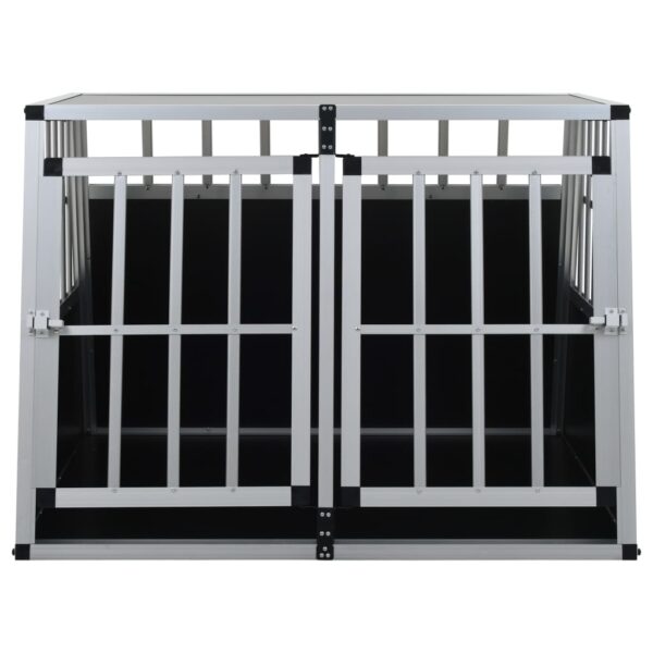 vidaXL Dog Cage with Double Door 94x88x69 cm - Image 3