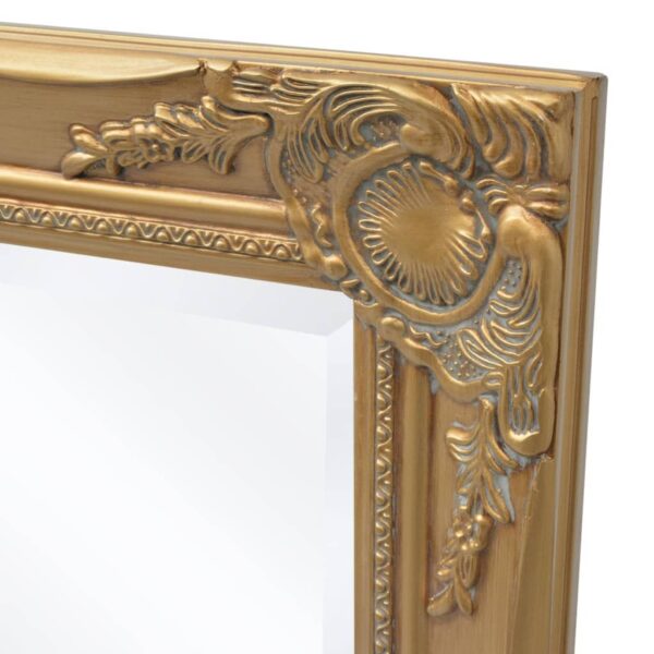 vidaXL Wall Mirror Baroque Style 100x50 cm Gold - Image 6