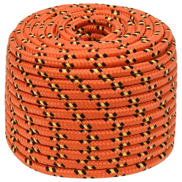 vidaXL Boat Rope Orange 12 mm 100 m Polypropylene - Image 2