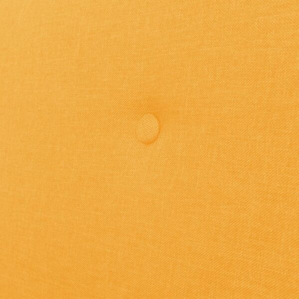vidaXL Armchair Yellow Fabric - Image 6