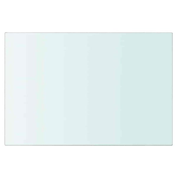 vidaXL Shelves 2 pcs Panel Glass Clear 20x25 cm - Image 3