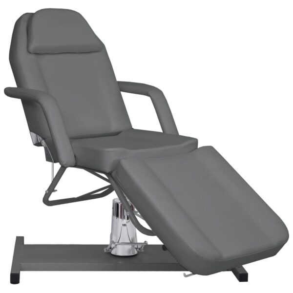 vidaXL Massage Table Grey 180x62x(87-112) cm - Image 1