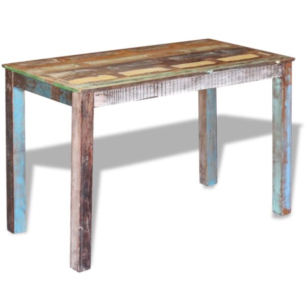 vidaXL Dining Table Solid Reclaimed Wood 115x60x76 cm - Image 5