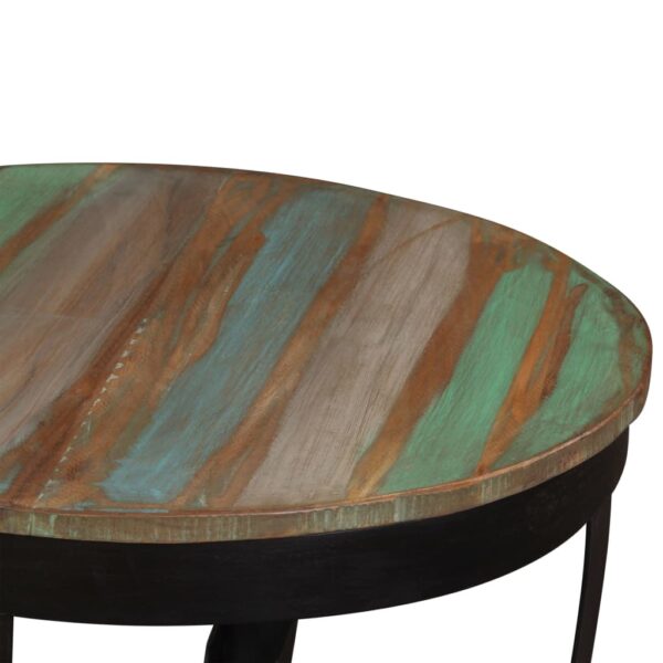 vidaXL Coffee Table Solid Reclaimed Wood 60x40 cm - Image 8