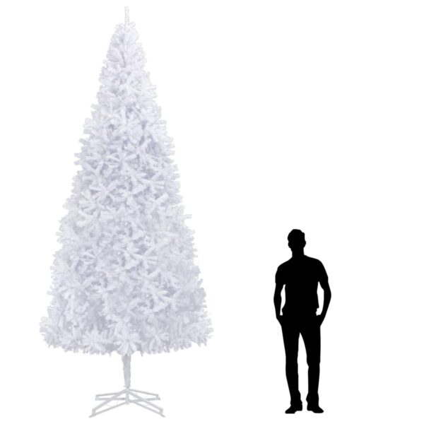 vidaXL Artificial Christmas Tree 400 cm White - Image 1