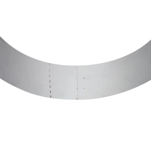vidaXL Set of 5 Flexible Lawn Fence Galvanised Steel 100 x 14 cm - Image 8