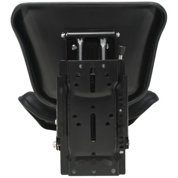 vidaXL Tractor Seat with Suspension Black - Image 6