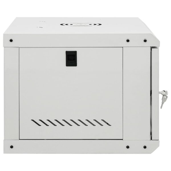 vidaXL 6U Wall Mounted Network Cabinet 19" IP20 53x40x30 cm - Image 4