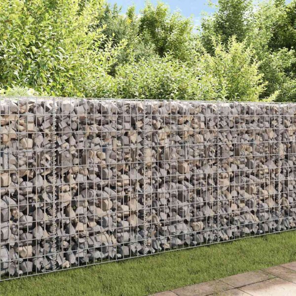 vidaXL Gabion Basket Galvanised Steel 120x30x50 cm - Image 1