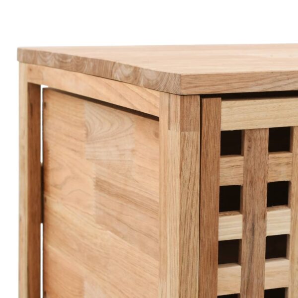 vidaXL Bathroom Cabinet 41x41x91 cm Solid Walnut Wood - Image 5