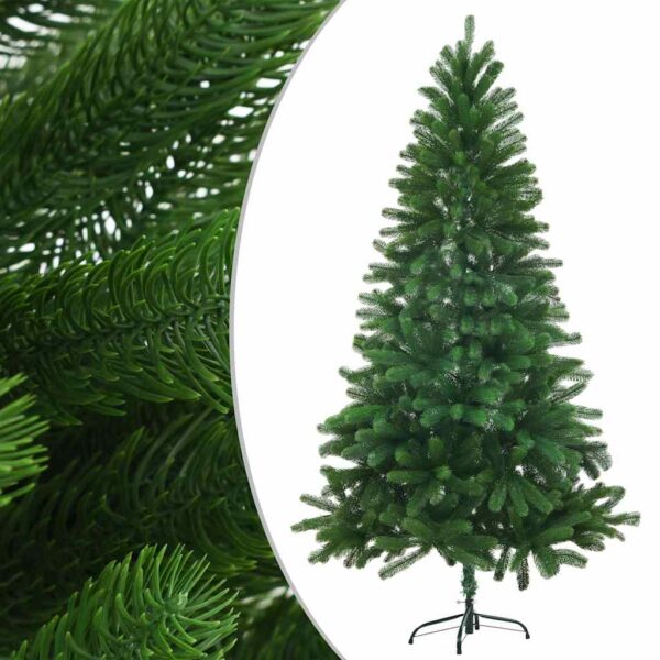 vidaXL Faux Christmas Tree Lifelike Needles 150 cm Green - Image 2
