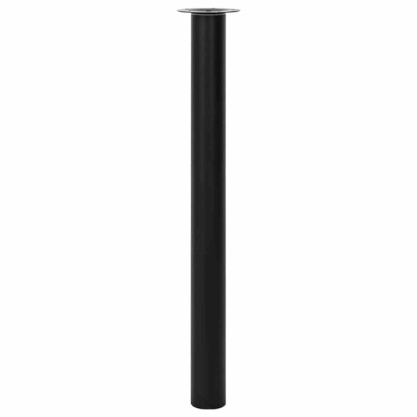 vidaXL Telescopic Table Legs 2 pcs Black 710 mm-1100 mm - Image 2