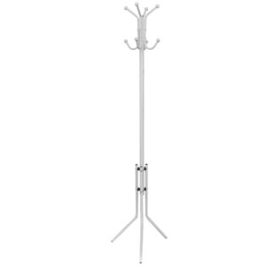 vidaXL Coat Stand Metal White