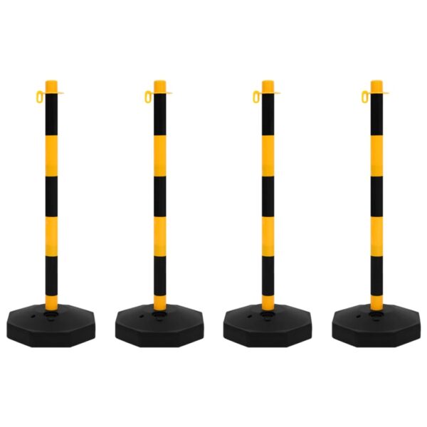 vidaXL Chain Post Set with 10 m Plastic Chain - Image 2