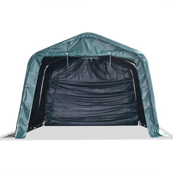 vidaXL Removable Livestock Tent PVC 550 g/m² 3.3x4.8 m Dark Green - Image 2