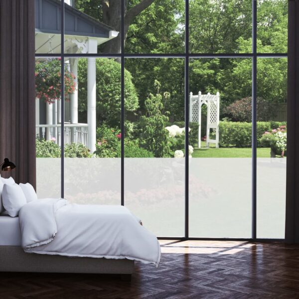 vidaXL Window Film Frosted Grey 0,9x20 m PVC - Image 6