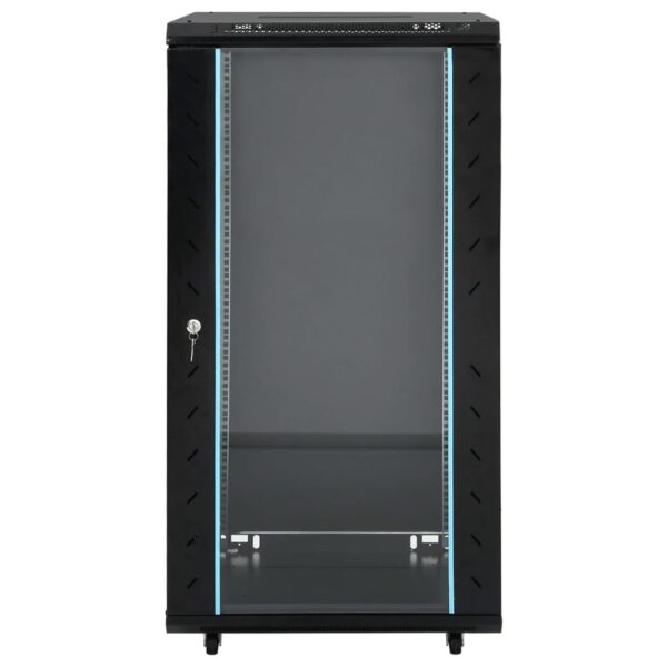 vidaXL 22U Network Cabinet with Swivel Feet 19" IP20 60x60x120 cm - Image 3