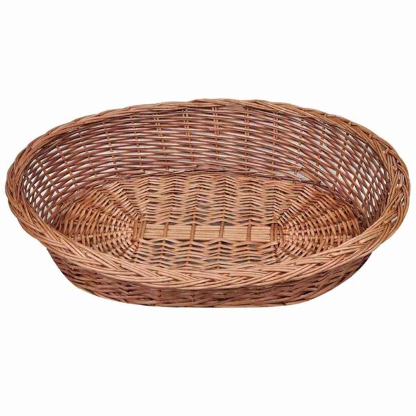 Willow Dog Basket/Pet Bed Natural 90 cm - Image 2