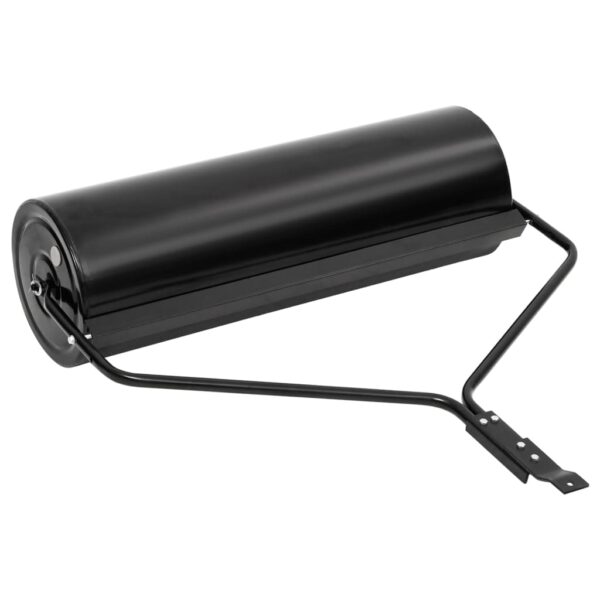 vidaXL Garden Lawn Roller Push Black 63 L Iron - Image 3