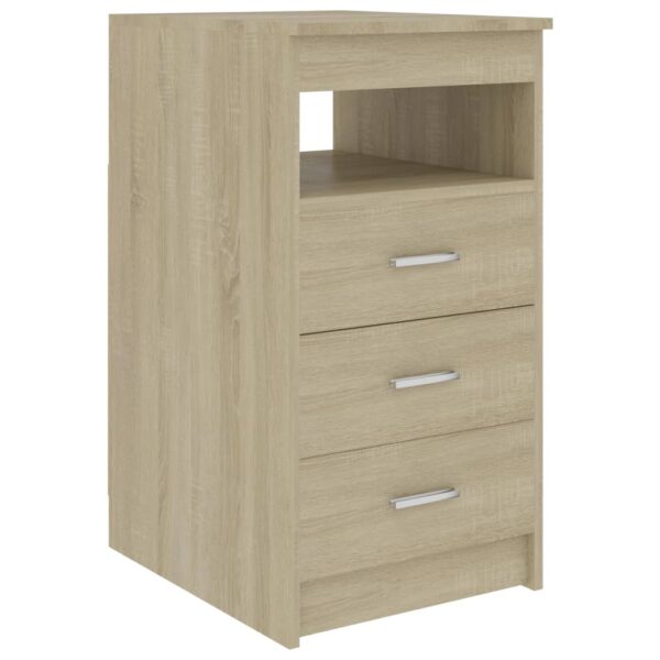 vidaXL Desk Sonoma Oak 140x50x76 cm Engineered Wood - Image 8