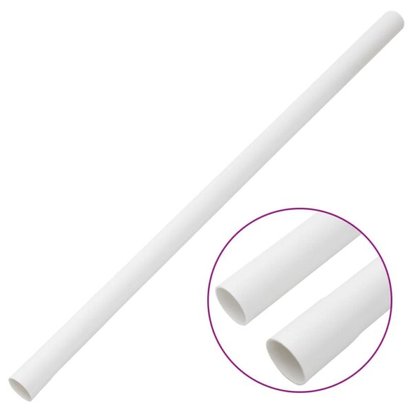 vidaXL Cable Trunkings with Clips Ø30 mm 10 m PVC - Image 3