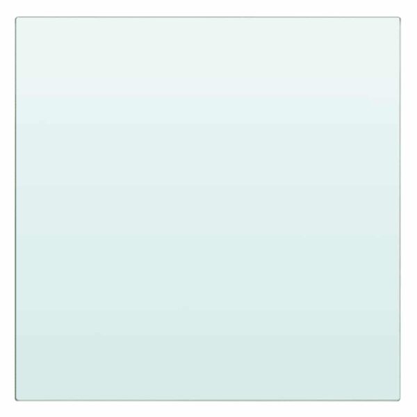 vidaXL Shelf Panel Glass Clear 20x20 cm - Image 2