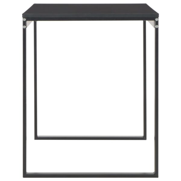 vidaXL Computer Desk Black 120x60x70 cm - Image 5