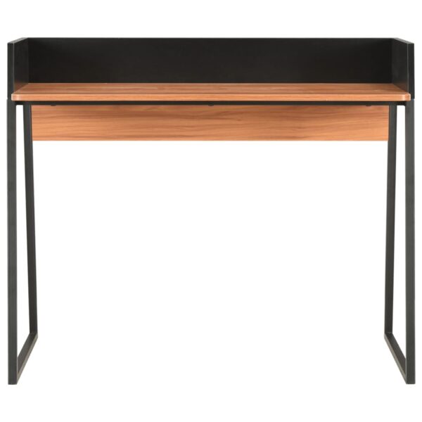 vidaXL Desk Black and Brown 90x60x88 cm - Image 2