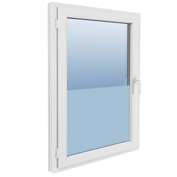 vidaXL Window Film Frosted Grey 0,9x50 m PVC - Image 4