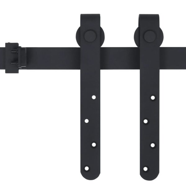 vidaXL Mini Sliding Cabinet Door Kit Carbon Steel 200 cm - Image 3
