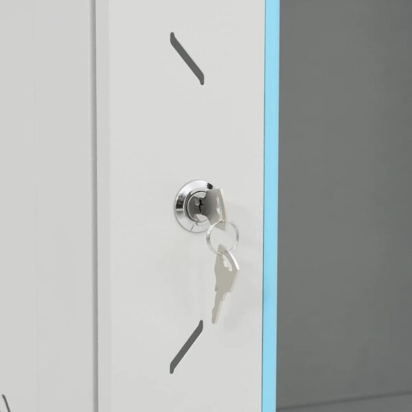 vidaXL 15U Network Cabinet with Swivel Feet 19" IP20 60x45x86 cm - Image 7