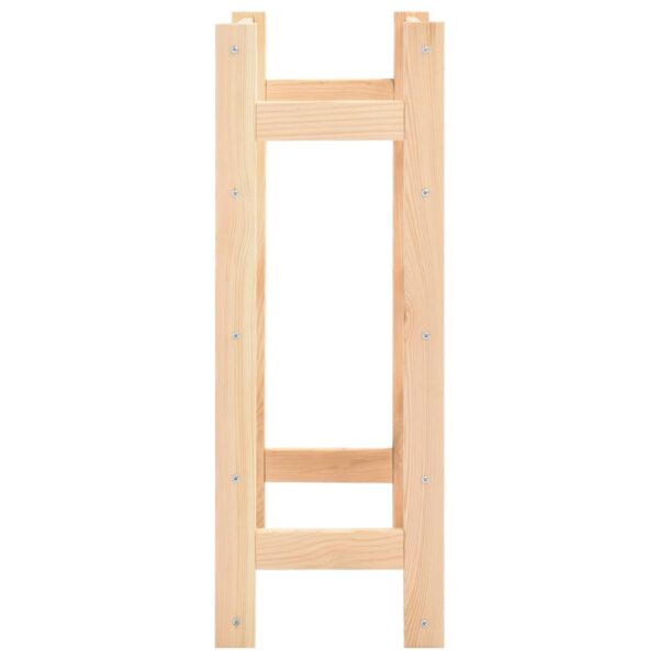 vidaXL Wine Rack for 20 Bottles Solid Wood Pine - Image 3