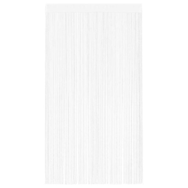 vidaXL String Curtains 2 pcs 140x250 cm White - Image 4