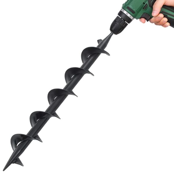 vidaXL Auger Drill Bit Steel 75x600 mm - Image 1