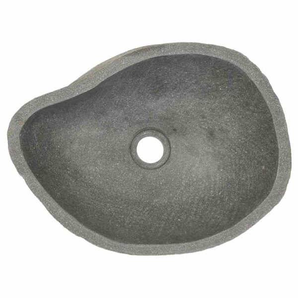 vidaXL Basin River Stone Oval (36-46)x(29-36) cm - Image 7
