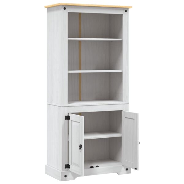vidaXL Cupboard Mexican Pine Corona Range White 80x40x170 cm - Image 12