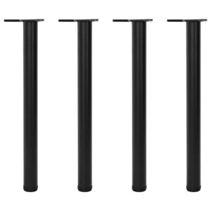 vidaXL 4 Height Adjustable Table Legs Black 710 mm