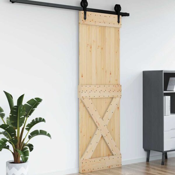 vidaXL Door NARVIK 70x210 cm Solid Wood Pine - Image 4