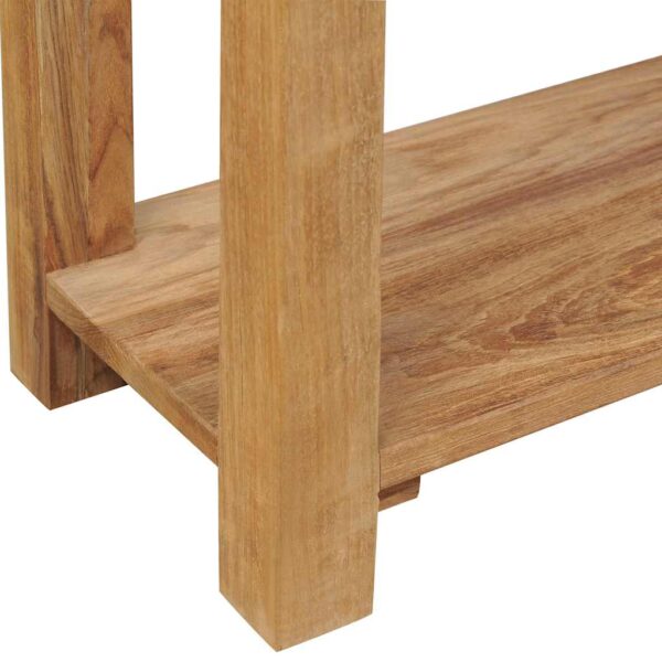 vidaXL Console Table Solid Teak 120x30x80 cm - Image 6