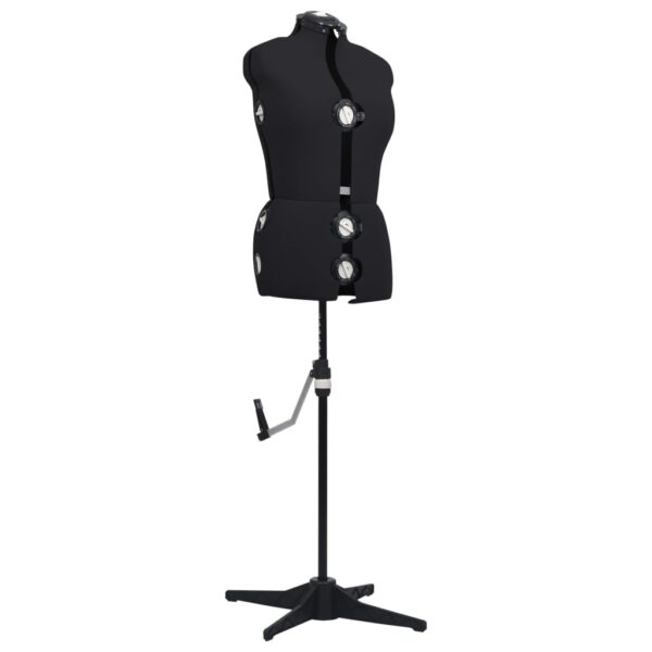 vidaXL Adjustable Dress Form Female Black M Size 40-46 - Image 2