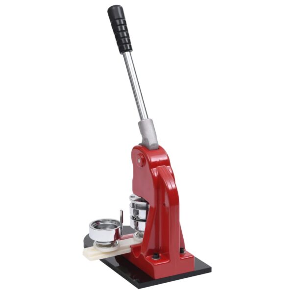 vidaXL Badge Maker Machine with Circle Cutter 37 mm - Image 4