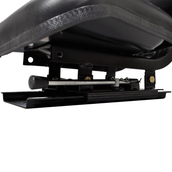 vidaXL Tractor Seat with Backrest Black - Image 3
