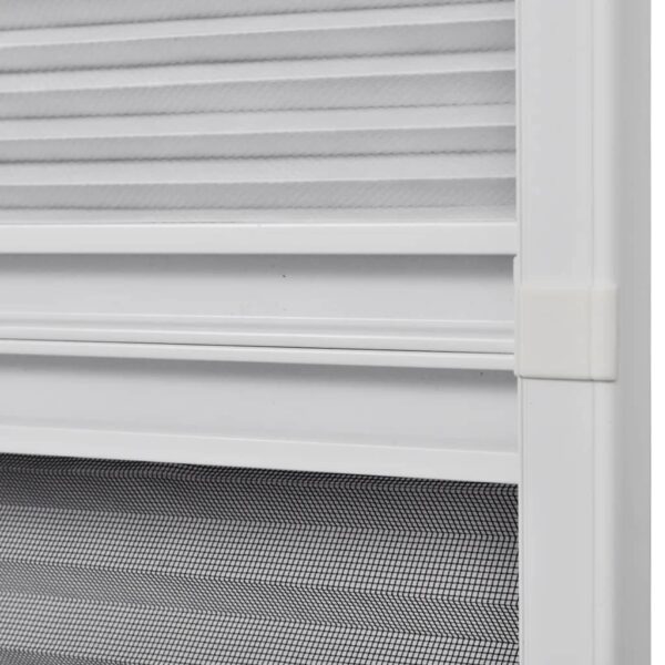 vidaXL Plisse Insect Screen for Windows Aluminium 60x80 cm with Shade - Image 6