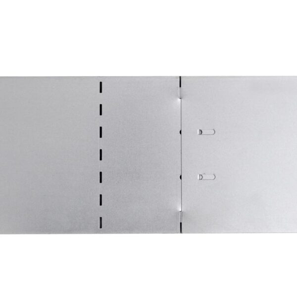 vidaXL Lawn Fence 20 pcs Galvanised Steel 100x20 cm - Image 8